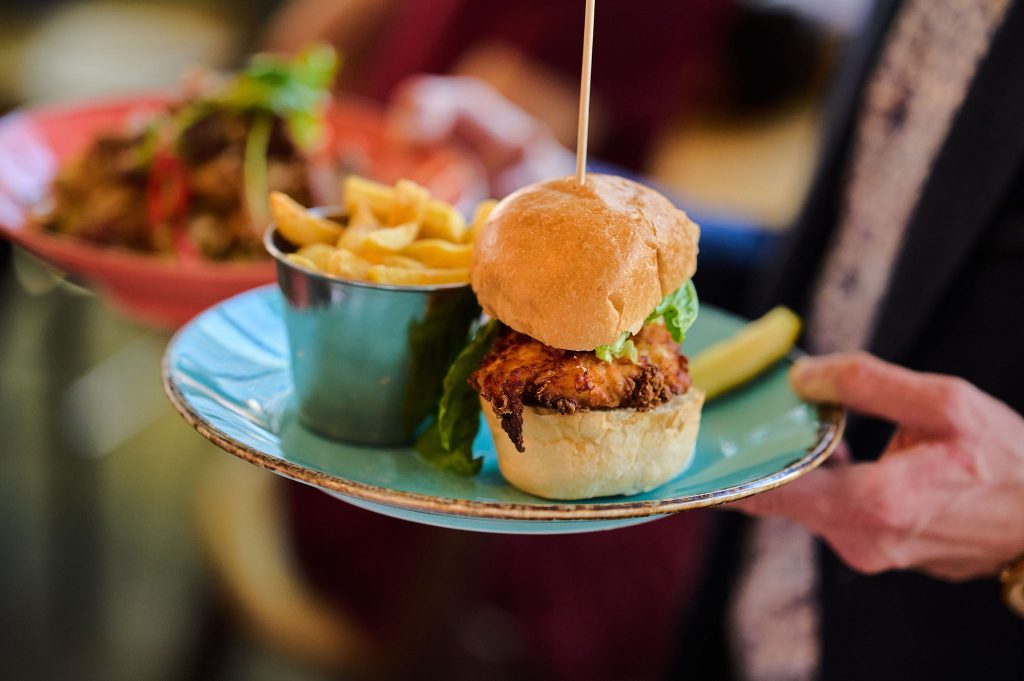 Burgers at The Fable in Farringdon